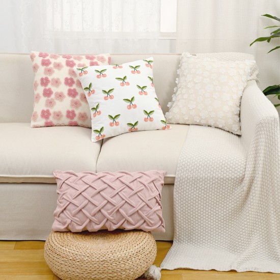 Cross-border ins Christmas holiday decorative pillow covers, plush jacquard living room sofa cushions, bed cushion covers