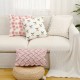 Cross-border ins Christmas holiday decorative pillow covers, plush jacquard living room sofa cushions, bed cushion covers