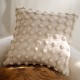 Cross-border INS Nordic towel embroidered bow sofa throw pillow, cute tufted girly cushion for home decor.
