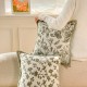 Cross-border Nordic ins chenille jacquard velvet pillow, fresh floral cushion, living room sofa cushion cover