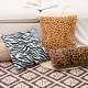 Fantastic Animals zebra, giraffe, and leopard print plush cushions for living room sofas, bedside bay windows, and decorative pillow covers