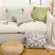 Bohemian print geometric tufted sofa cushion covers, bay window cushions, luxury sofa back cushions.