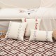 Christmas double-sided solid color simple corn corduroy corduroy pillows, sofa cushions, living room lumbar support pillows, bedside