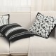 Black, lightly luxurious, vintage-style, high-quality embroidered pillowcases, Instagram-style, Nordic living room sofa and bed back cushions.
