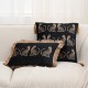Nordic light luxury animal print leopard gold Colorful tassel lace living room decorative pillowcases, sofa cushions; medieval-style butterfly embroidered sofa pillowcases, model room decorative pillows, light luxury round living room cushions; Amazon cro