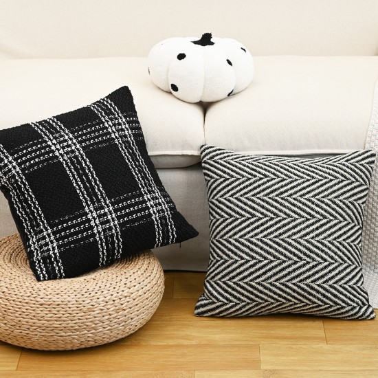 Cross-border Plush Heart Cute Sofa Pillow, Valentine's Day Flannel Jacquard 3D Pattern Pillow