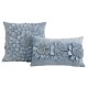 Cross-border Nordic ins French black rose embroidered curtains, window screens, living room, and bedroom floor-to-ceiling windows