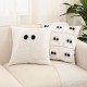 INS Style Nordic Pillow, Living Room Sofa Cushion, Lace Carved Milk Green Decorative Cushion, Model Room Cushion