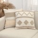 Cross-border Nordic INS bunny velvet bow pillow with core, creative and personalized girly heart stripe home cushion.