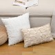 Cross-border Nordic ins PV velvet heart bunny pillowcases, plush jacquard sofa and bedroom cushion covers.
