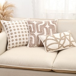 Christmas knitted vintage jacquard plush cushion covers, living room sofa cushions, bay window bed cushion covers, lumbar support.