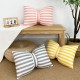 Light Luxury Solid Color Feather Lace Velvet Cushion Dutch velvet cushion backrest for living room sofas