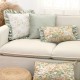 Cross-border ins American pastoral embroidery pillowcase, lumbar support for living room sofa, retro solid color cushion cover