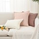 Nordic ins simple corduroy sofa living room cushions, cream-colored cushions for model room bedside pillow covers