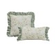 Cross-border ins American pastoral embroidery pillowcase, lumbar support for living room sofa, retro solid color cushion cover