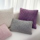 Cross-border Nordic INS twill velvet pillowcases, pompom chiffon lace pillows, living room sofa, bedroom party decor
