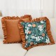 Cross-border Nordic ins solid bouclé lace pillowcases for simple, vintage sofa and bedroom cushions.