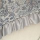 Cross-border Nordic ins ribbon flower ruffled skirt pillowcases, French-style lumbar pillows for sofas and bedrooms.