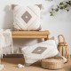 Bohemian Minimalist INS Homestay Sofa Cushion, Light Luxury Influencer Pillowcase, Bay Window, Bedside, Removable and Washable Cushion
