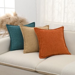 Nordic INs bamboo chenille simple throw pillowcases for B&B sofas, living rooms, and bedside pillows