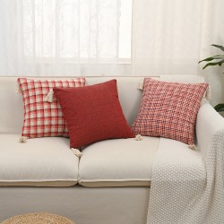 Red wedding throw pillows with the character "happiness" and wedding room gift cushion covers Living room, sofa, and bedroom decorative pillows