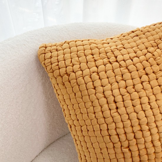 Cross-border Nordic INS twill velvet pillowcases, pompom chiffon lace pillows, living room sofa, bedroom party decor
