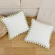 Cross-border Nordic ins bow-knotted lambskin pillows, plush, skin-friendly living room cushions.