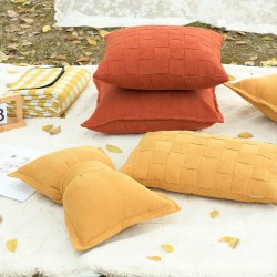 Bohemian ethnic embroidered pillows with colorful chain embroidery, versatile tassel sofa seat lumbar pillows for wholesale.