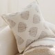 Cross-border INS Nordic towel embroidered bow sofa throw pillow, cute tufted girly cushion for home decor.