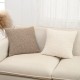 Cross-border retro American jacquard ruffled hem pillow covers for bohemian living room sofa backrests.