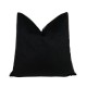 Amazon's best-selling black and white velvet pillow covers, simple Dutch velvet with rope-trimmed ins solid color cushion backrests