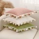 Nordic living room sofa pillowcase, small daisy flower, bay window cartoon girl pillow, bedside cushion