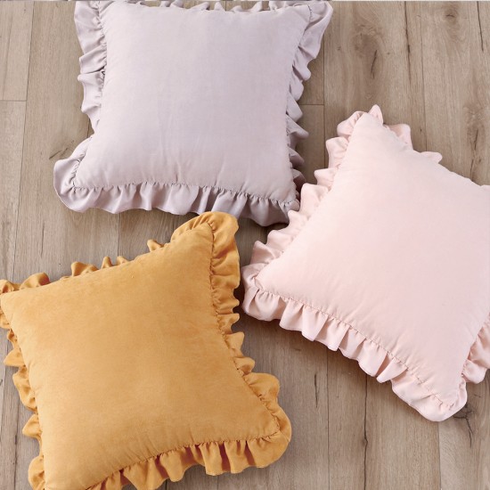 Cross-border Nordic INS chenille jacquard velvet pillows, animal print edging cushions, living room sofa pillowcases