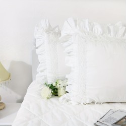 Cross-border American tassel retro table runner, pastoral coffee table, dining table, sideboard, lace table runner.