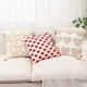 INS solid color shampoo-colored cotton and linen wrinkled pillow covers for office sofa and lumbar support.