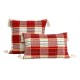 INS solid color saffron colored cotton and rowan flower throw pillowcases, handmade. Office sofa and chair lumbar pillows