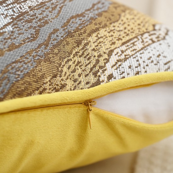 Cross-border Nordic light luxury vintage yarn-dyed pillow with core, living room sofa cotton and linen cushion, model room cushions on Amazon