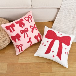 Cross border INs vintage cotton and linen geometric houndstooth jacquard tassel throw pillowcases for living room home decorations Cross border INs vintage cotton and linen geometric houndstooth jacquard tassel throw pillowcases for living room home decorations