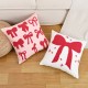 Cross-border INs vintage cotton and linen geometric houndstooth jacquard tassel throw pillowcases for living room home decorations