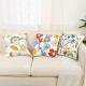 Cross-border Nordic ins towel-embroidered banana leaf sofa cushions, with a fresh, 3D pattern.