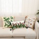 Nordic Instagram Chenille Leather Label Solid Color Pillowcase, B&B Hotel Cushion Cover, Living Room Sofa Bed and Bed Cushion