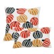 Mid-century cream-colored cushions, lumbar support for living rooms, French Chanel-style soft furnishings, plush sofa cushion covers
