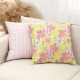 Cross-border Nordic ins retro American jacquard flower pillow, home decor for living room sofa model room cushions