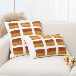 New Amazon cross-border cute cat appliqué embroidered pillows for bedroom sofas.