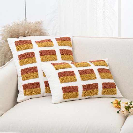 New Amazon cross-border cute cat appliqué embroidered pillows for bedroom sofas.