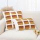 New Amazon cross-border cute cat appliqué embroidered pillows for bedroom sofas.