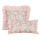 Cross-border Nordic INS retro striped polyester-cotton yarn-dyed jacquard throw pillows, vintage tassel tassel sofa cushions.