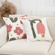 Nordic style INS corduroy sofa cushion set, bay window cushions, light luxury sofa backrest lumbar support pillows