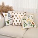 Amazon cross-border Bohemian tassel lace decorative pillowcases, autumn cotton and linen retro pastoral sofa decorative pillowcases