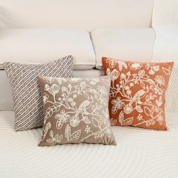 French INS style ruffled lace pillow, white square lumbar pillow, European-style sofa and bedroom cushion.